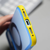 Coque antichoc rigide en TPU mat avec anneau magnétique rotatif et pare-chocs contrastant pour iPhone 18 Pro, 17 Pro, 17 Pro Max