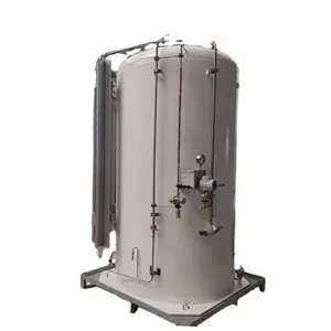 Tanque de oxígeno líquido criogénico Vertical, 1000L, 1,6mpa, a granel