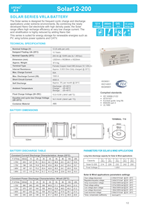 Batería de Gel Solar Fotovoltaica OEM de Ciclo Profundo 12V200AH para Iluminación Solar, Almacenamiento de Energía Eólica, UPS y Energía Solar Fotovoltaica - Product Image 3