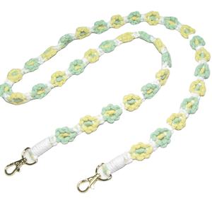 Accessoires vintage, cordon de <span class=keywords><strong>téléphone</strong></span> portable en coton tissé, cordon de <span class=keywords><strong>téléphone</strong></span> portable en coton tressé, sangle d'épaule en coton tressé, porte-clés - Product Image 1