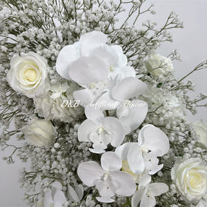 Arche de fleurs artificielles personnalisées faites à la main en gros pour les décorations de mariage et de rentrée scolaire - Product Image 5