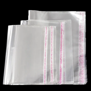 Bolsa de Plástico Transparente con Cierre Hermético, Bolsa de Celofán OPP Resistente, Bolsas de Almacenamiento Autoadhesivas para Uso en Supermercados - Product Image 3