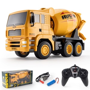 SJY-1338 1:18 Camión Mezclador Eléctrico de Metal con Control Remoto Inalámbrico de 6 Canales, Juguete de Ingeniería, Cable USB, Regalo para Niños - Product Image 1