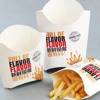 Boîte d'emballage de frites à emporter avec logo personnalisé emballage de camion de restauration rapide boîtes de chips de poulet frit ensemble de récipients pour aliments