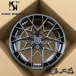 Cerchi in Lega KOKO FF118-GX Flow Formed da 17/18/19 Pollici, Design a Y, 5 Fori PCD 5x100-5x120, per Auto da Corsa e Passeggeri - Product Image 1
