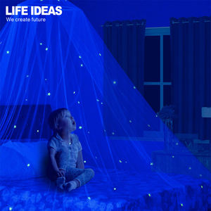 Facile da Trasportare Conico di Zanzara Culla Netto di Lusso Reti di Zanzara Del Bambino Con Stelle Luminose All-around Proteggere Il Bambino Letto <span class=keywords><strong>baldacchino</strong></span> - Product Image 3