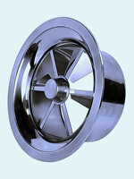 Diffuseur de tourbillon circulaire en acier inoxydable pour systèmes CVC Couvercle de ventilation de conduit de sortie de jet de plafond