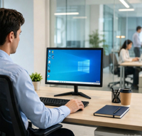 Monitor Layar OEM 19 Inci HD untuk Kantor, Layar Datar LED LCD Komputer