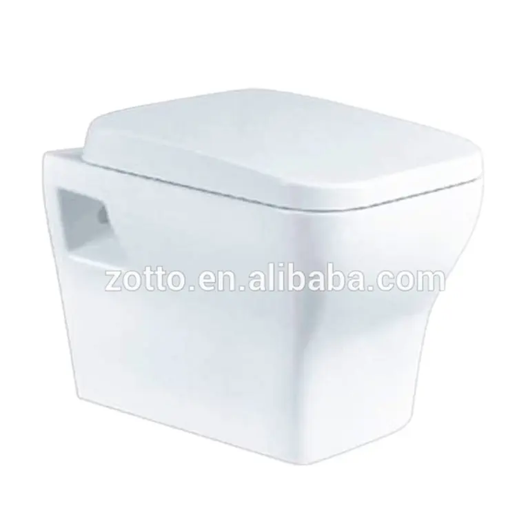 Cinese produttori di allungata Della Parete-appeso Wc p-trappola sanitari lavaggio giù applique da parete appendere ciotola appeso wc