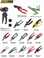 8.5 "jardin greffage ciseaux pour arbre fruitier 3 lames différentes pépinière greffon couteau outil élagage cisaillement sécateur branche Cutter Snip