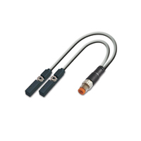 Connecteur de capteur magnétique M12 3 broches mâle avec câble surmoulé pour cylindre pneumatique d'automatisation
