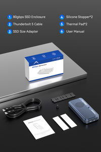 ACASIS 2230 2242 2260 2280 SSD 8TB <span class=keywords><strong>M</strong></span>.<span class=keywords><strong>2</strong></span> PICE NVMe SSD USB3.0 USB3.1 USB3.<span class=keywords><strong>2</strong></span> USB4.0-Gehäuse mit Lüfter - Product Image 4