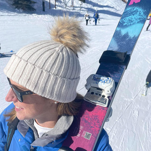 Producción rápida, entrega rápida, precio bajo, envoltura de bastón de esquí blanco, soporte de pase de correa de Esquí de Fondo Nórdico - Product Image 3