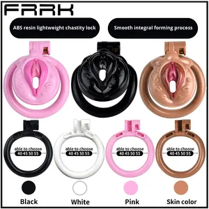 FRRK Merk FRRK-3212 Harsen Mannelijke Kuischheidsgordel Simulatie <span class=keywords><strong>Vagina</strong></span> Transvestiet Apparaat Volwassenen Gebruik <span class=keywords><strong>Penis</strong></span> Bondage Uitrusting - Product Image 3