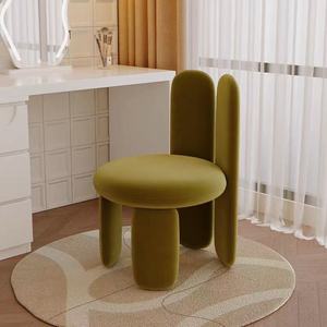 Modern and Simple Tufted Manicure Makeup <b>Chair</b> with Modular Casual Backrest for Living Room Dressing Table or Hotel <b>Dining</b> - Product Image 4