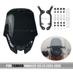 <span class=keywords><strong>Pare</strong></span>-brise avant de moto pour YAMAHA NMAX 155 NMAX 125 V3 2025-2026, déflecteur de carénage, visière coupe-vent - Product Image 4
