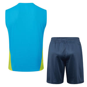 Custom OEM Adult Sleeveless <b>Football</b> Jersey <b>Set</b> Soccer Wear - Product Image 3