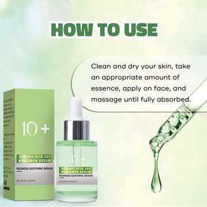 Suero Facial Hidratante <span class=keywords><strong>y</strong></span> Calmante con Ácido <span class=keywords><strong>Azelaico</strong></span> 10+ <span class=keywords><strong>y</strong></span> Ácido Hialurónico, 30 ml, Venta al Por Mayor - Product Image 5