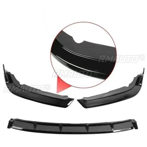 For Honda Civic 10th Gen 19-21 Car Front Bumper <b>Lip</b> Splitter Diffuser Spoiler Body Kit <b>Gloss</b> Black Bumper <b>Lip</b> Modification Part - Product Image 4