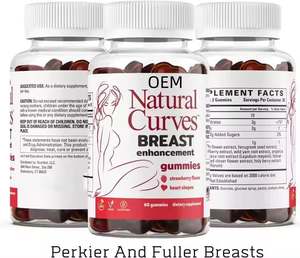 Private Label BBL Breast Curve Gummies Hip and Big Gummy Skin Supplément d'herbes d'agrandissement de force saine - Product Image 2