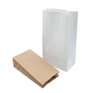 Eco Friendly Customized Logo Branded Promotional Food Kraft Paper <b>Bag</b> Without Handles - Product Image 5