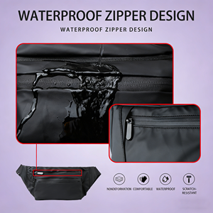 Riñonera Deportiva Impermeable Ajustada con Logotipo Personalizado, Cinturón para Correr, Riñonera para Maratón - Product Image 4