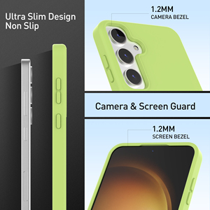 Étui de téléphone en silicone liquide Soonleader pour Samsung S24 et S24 <span class=keywords><strong>Plus</strong></span> - Product Image 5