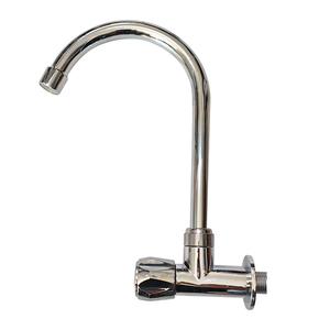 Faucet De Cozinha De Água Fria Commercial <span class=keywords><strong>Bar</strong></span> <span class=keywords><strong>Tap</strong></span> Single Lever Handle Plastic Steel Wall Mounted Único Furo Moderno Contemporâneo