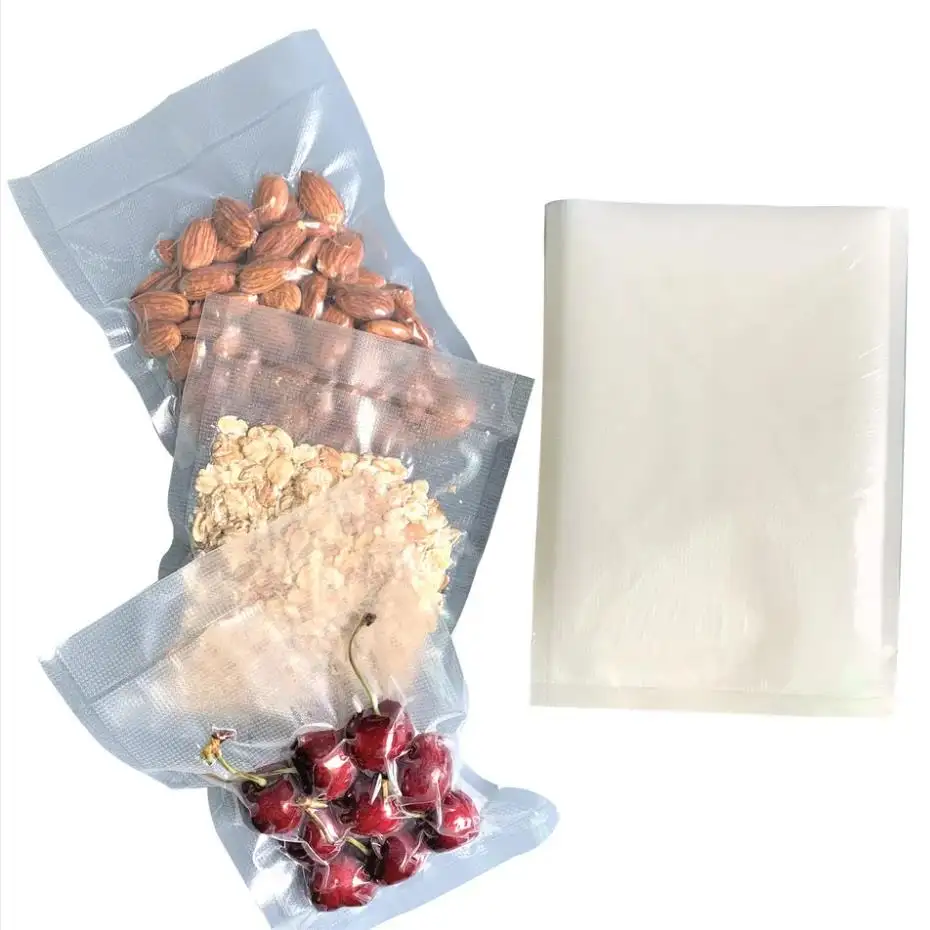 Rundongyang Lebensmittelqualität Nylon PE benutzerdefinierte Heiligen Siegel Aufbewahrung Kunststoff vakuumverpackungstasche für Lebensmittel Reisbohnen