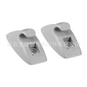 Sun Visor Hook <b>Bracket</b> Clip 45mm Gray Nylon For Volkswagen Jetta Santana Passat B3 - Product Image 4