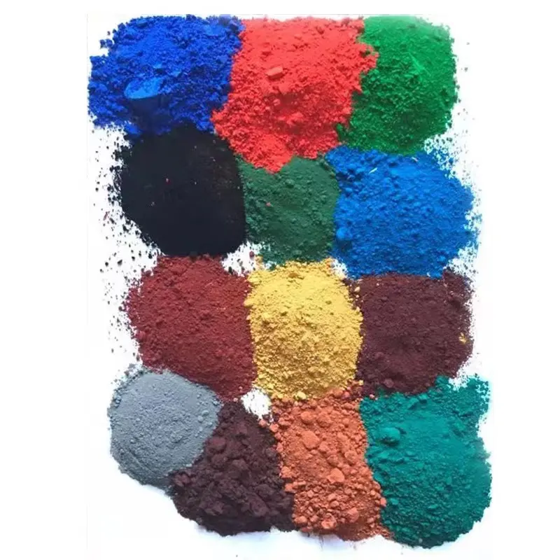 professional customized iron oxide pigment brown fe2o3 yellow orange brown red powder color nanoparticles price per ton for sale