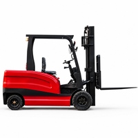 Chariot élévateur électrique Senpar 3,5 tonnes à batterie plomb-acide 60-80V, longueur fourche 1220mm, hauteur de levage 6m, déplaceur latéral hydraulique FWD, CE ISO