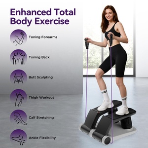 Mini Escaladora Ajustable de Acero - Máquina de Ejercicios Cardiovasculares y Abdominales, Equipo de Fitness Portátil para Uso Doméstico - Product Image 5