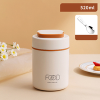 Vente chaude 2024 acier inoxydable soupe thermos chauffe-aliments conteneur boîte à lunch flacons alimentaires isolés pour aliments chauds froids