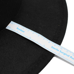 페도라 9.5 테두리 2020 패션 맞춤 펠트 모자 도매 공백 일반 유니섹스 여성 도매 플랫 브림 모자 - Product Image 3