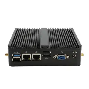 Fanless Industrial Pc Mini Computer Ip65 Waterproof 1MSATA 1SATA Support DDR3L 1600 Upto 8G