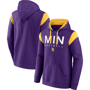 Ventes en gros de sweats à capuche en sublimation pour garçons, vestes noires Viking pour équipes et sweats à capuche Minnesota Vikings pour hommes grandes tailles - Product Image 4