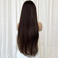 Perruque 360 Lace en Cheveux Humains Pré-Pluckée Sans Colle Cheveux Remy Ligne de Cheveux Naturelle