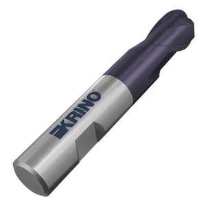 KRINO - 240071000 HSS-CO 8% Two flutes round edges end <b>mills</b> TIALN with Weldon shank short series - EAN 8014249403012 DRILL BITS - Product Image 3