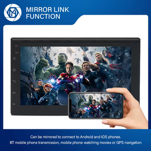 Đầu CD/DVD đa phương tiện, radio, âm thanh xe hơi Android, màn hình 7 inch, 1+16G, dẫn đường GPS, chuẩn 2 DIN - Product Image 2