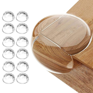 Child Transparent Plastic <strong>Corner</strong> <strong>Protector</strong> Anti Collision Table Guards Baby Proofing Safety Edge protection - Product Image 1