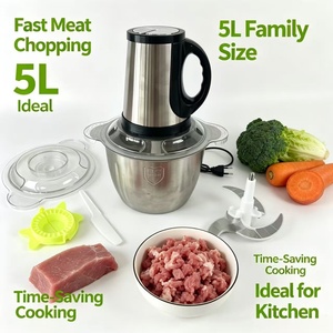 <span class=keywords><strong>Hachoir</strong></span> Électrique Domestique Rapide, <span class=keywords><strong>Hachoir</strong></span> à <span class=keywords><strong>Viande</strong></span> Démontable pour la Préparation de Farce de Raviolis - Product Image 1