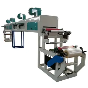 Mesin lapisan plester kemasan Bopp berperekat berbasis air investasi rendah untuk membuat pita perekat untuk penyegelan kotak karton