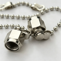 Tapa Antipolvo Impermeable de Acero Inoxidable para Conector SMA Macho