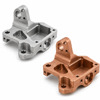 Support de montage usiné sur mesure en aluminium et acier inoxydable, composant de fraisage et de perçage de précision