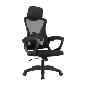 <span class=keywords><strong>Fauteuil</strong></span> de bureau ergonomique en maille, <span class=keywords><strong>orthopédique</strong></span>, noir, avec appui-tête, idéal pour les réunions de direction - Vente en gros - Product Image 1