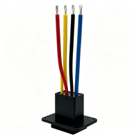 Interrupteur à bascule DPDT 12V 24V marche/arrêt/marche momentané étanche avec faisceau de câblage pour camping-car, remorque, bateau, actionneur linéaire