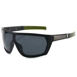 Lmamba Custom Retro Sports Ultraviolet Oversized Sunglasses Men High Quality Riding Sports Activity Sun Glasses UV400