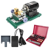 Mini perceuse à vitesse variable 300W pour métaux, 15000 tr/min, kit d'outils de perçage pour perles et bijoux bouddhistes à usage domestique