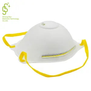 Máscara de poeira niosh n95 descartável, com válvula da lista branca fabricante
